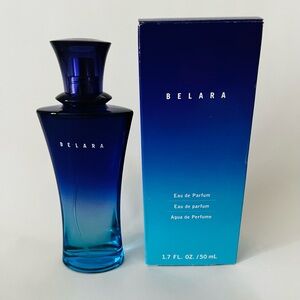 Mary Kay Belara Gradient Blue Eau de Parfum Bottle and Box